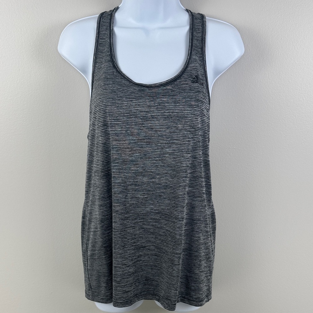 Adidas Charcoal Heather Women's Tank Top - M